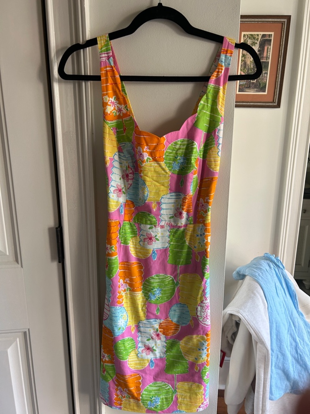 Lilly Pulitzer Pink and Lime Floral-Print Dress